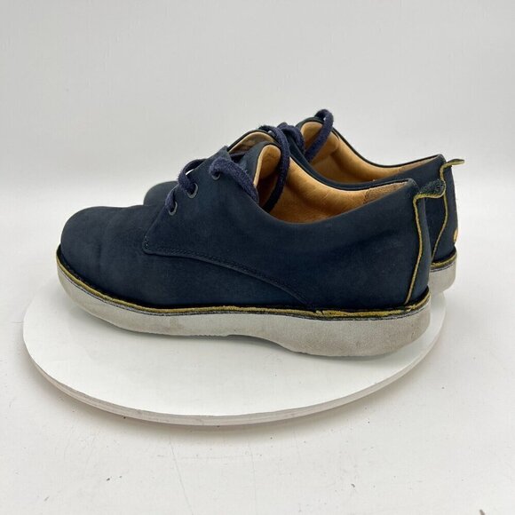Samuel Hubbard 3216 Men Size 9.5M Blue Navy Suede Lace Up Derby Casual Shoes main image 9